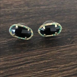 Kendra Scott black Elisa earrings